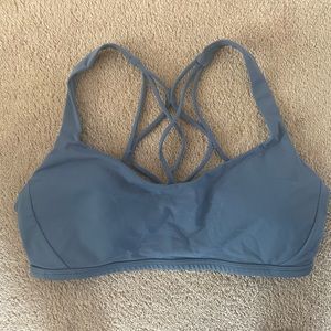 Baby blue lululemon sports bra